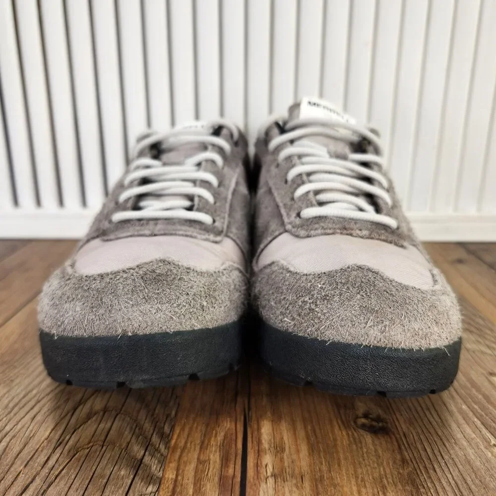 Merrell Solo Luxe 2 Sneakers Men's 8.5 Gray Rough-Out Suede Hiking Shoes J004239